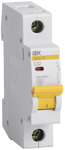 Выключатель авт.ВА 47-29  1Р 32А   в Минске - изображение Изображение: выключатель авт.ва 47-29  1р 32а   в Минске