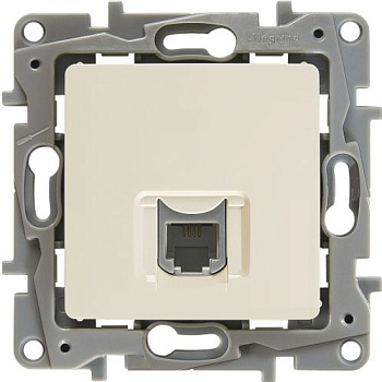 Розетка телеф. RJ11 (слоновая кость) Etika в Минске - картинка Картинка: розетка телеф. rj11 (слоновая кость) etika в Минске