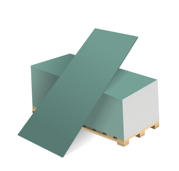 Изображение: гипсокартон влагостойкий ук 12,5х1200х2500  в #REGION_NAME_DECLINE_PP#