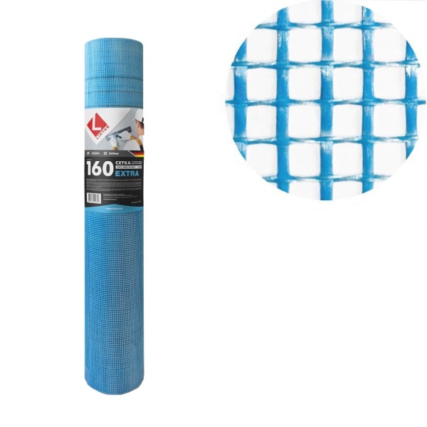 Изображение: стеклосетка 160 ячейка 5х5; 1х50м, fassade standart т.м.lihtar в #REGION_NAME_DECLINE_PP#