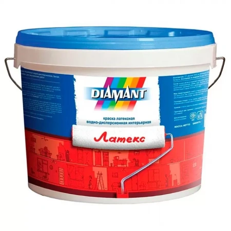 Краска ВД-АК Diamant Эко-Латекс, 10л / 15кг в Минске - изображение Изображение: краска вд-ак diamant эко-латекс, 10л / 15кг в Минске