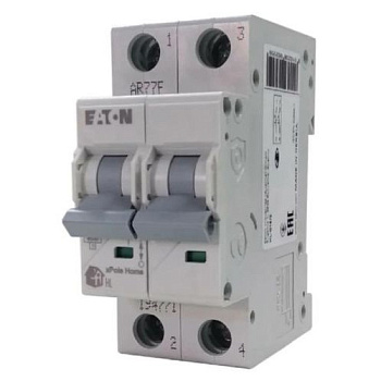 Выключатель авт.  HL-C20/2, 2P, 20A, хар-ка C, 4.5kA, 2M, , тм.Eaton в Минске - картинка Картинка: выключатель авт.  hl-c20/2, 2p, 20a, хар-ка c, 4.5ka, 2m, , тм.eaton в Минске