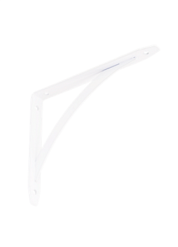 Кронштейн стальной с дугообразной перекладиной 175x125 (белый)