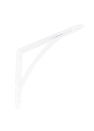 Кронштейн стальной с дугообразной перекладиной 175x125 (белый)