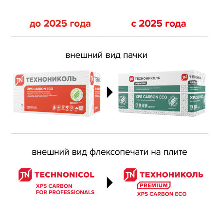 Изображение: плита  пенополист. xps технониколь carbon eco fas/2 s/2 tb 1180х580х100-l   в Минске
