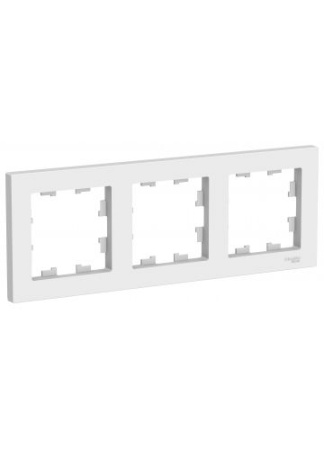 Рамка AtlasDesign 3-пост, (белый) т.м.Schneider Electric в Минске - изображение Изображение: рамка atlasdesign 3-пост, (белый) т.м.schneider electric в Минске