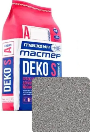 Изображение: песок кварцевый серебряный а7 "тайфун мастер" deko s (мешок 5,4кг)  в Минске