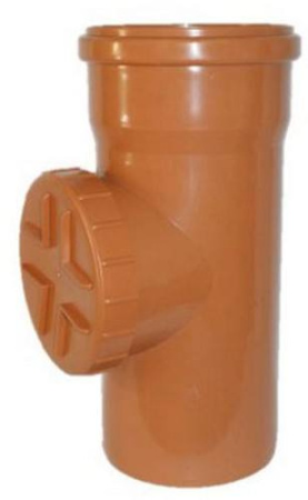 Изображение: прочистка кан. пп 160 с разделителем кирпично-красный (ral8004) armakan в Минске