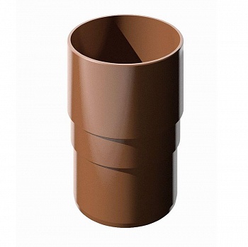 Картинка: муфта трубы polivent пвх, коричневый (100шт/кор)  в Минске