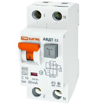 Выключатель авт. дифференциального тока 63 С32 30мА в Минске - картинка Картинка: выключатель авт. дифференциального тока 63 с32 30ма в Минске