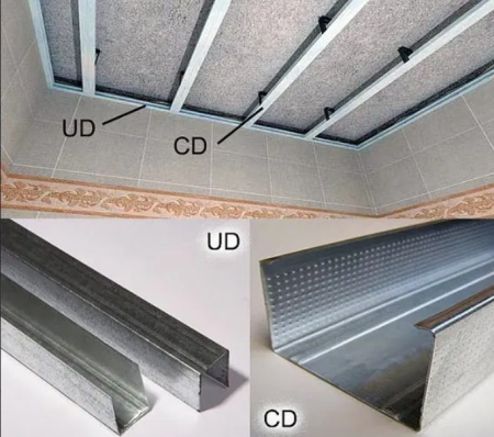 Изображение: профиль для гипсокартона ud 28х27х0,5мм, 3м в Минске