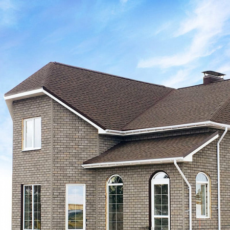 Изображение: плитка фасадная технониколь hauberk серо-бежевый кирпич в Минске