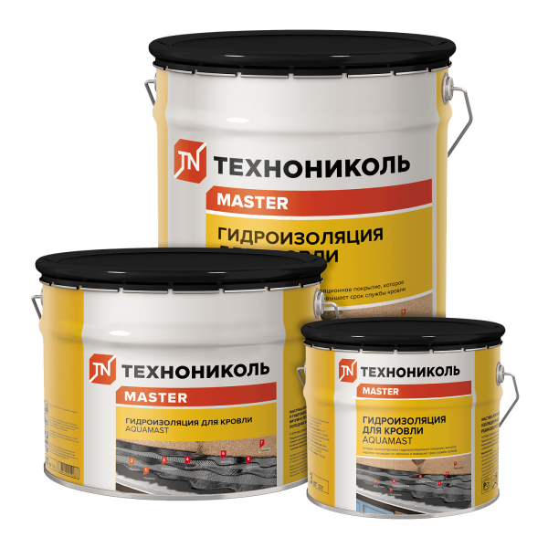 Изображение: мастика кров. и гидроиз. битумно-резин. aquamast  ведро 10кг (60 вед. на под.) в #REGION_NAME_DECLINE_PP#