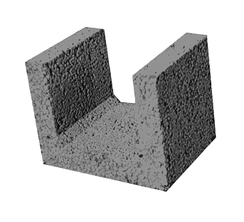 Картинка: блоки керамзитобетонные для перемычек (240х300х240) термокомфорт (на под.80шт) в Минске