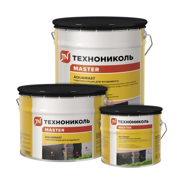 Изображение: мастика битумная холодная aquamast  ведро 3кг(для фундамента) в #REGION_NAME_DECLINE_PP#