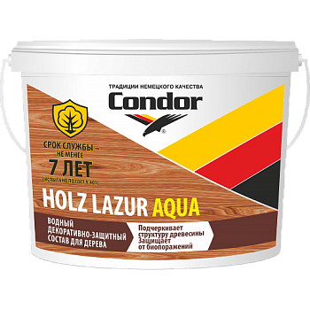 Лак ВД-АК защитно-декоративный «Holz Lazur Aqua» цвет «венге» (ведро 2,5 кг) в Витебске - картинка Картинка: лак вд-ак защитно-декоративный «holz lazur aqua» цвет «венге» (ведро 2,5 кг) в Витебске