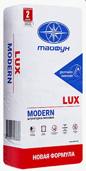 Картинка: штукатурка люкс modern  гипсовая защитно-отделочная ручного нанесения (30кг)   рб в Минске