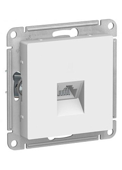 Картинка: розетка комп. atlasdesign rj45 кат.5e, (белый) т.м.schneider electric в Минске