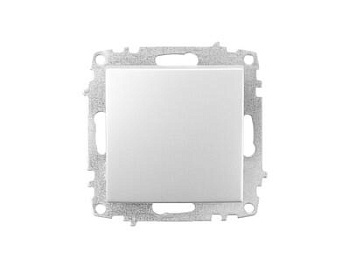 Выключатель Zena Vega 1 кл, серебро т.м.EL-BI в Минске - картинка Картинка: выключатель zena vega 1 кл, серебро т.м.el-bi в Минске