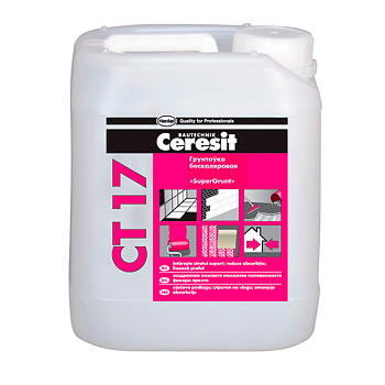 Картинка: грунтовка ceresit ct 17 (концентрат) (бесцветная)  5л в Минске