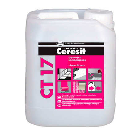 Изображение: грунтовка ceresit ct 17 ( концентрат) бесцветная  10л(10кг)   рб в Минске
