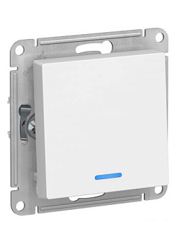 Выключатель AtlasDesign ATN000113 с/подсв., (белый) т.м.Schneider Electric в Минске - картинка Картинка: выключатель atlasdesign atn000113 с/подсв., (белый) т.м.schneider electric в Минске