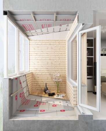 Изображение: экструзионный пенополистирол техноплекс 1200х600х20  в Минске