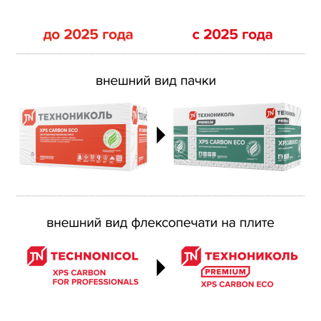 Изображение: экструзионный пенополистирол  xps  технониколь carbon eco тв 1180х580х100-l  в Минске