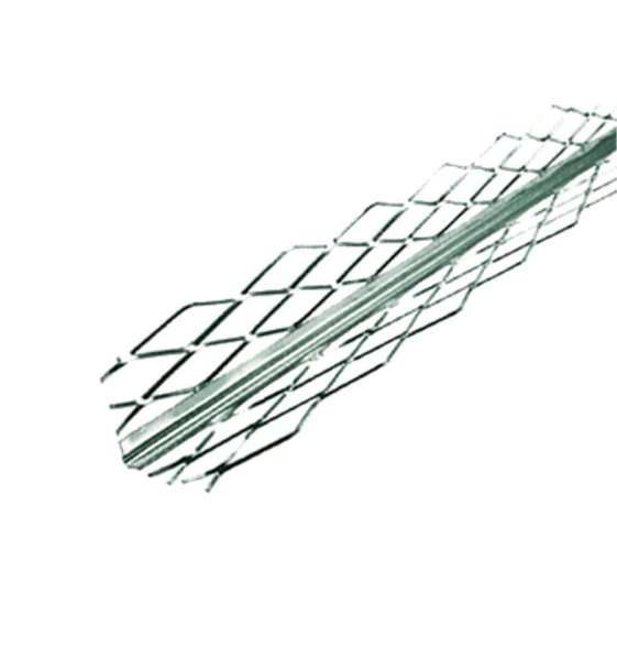 Изображение: уголок для мокрых штукатурок 3м (34мм) (упак.25шт) (стальной сетчатый) в Минске