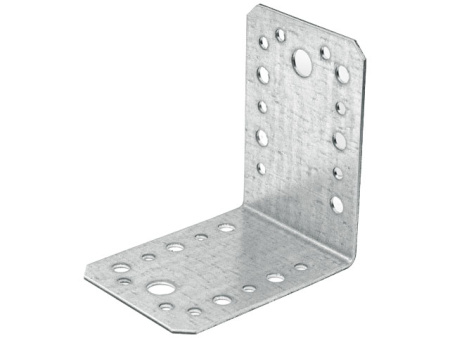 Уголок крепежный 100x100x100/2 KM19, желтый цинк (шт) (Китай)