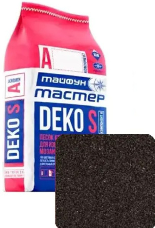Изображение: песок кварцевый черный а1 "тайфун мастер" deko s (мешок 5,4кг) в Минске